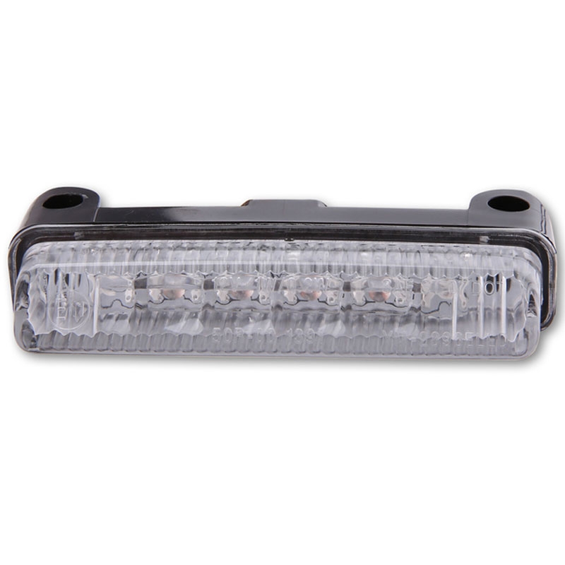 Zadné svetlo na motorku Highsider Smart Mini LED čierno-číre