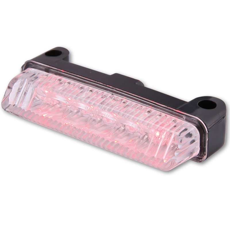 Zadné svetlo na motorku Highsider Smart Mini LED čierno-číre
