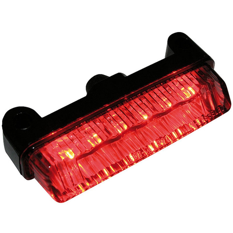 Zadné svetlo na motorku Highsider Smart Mini LED čierno-dymové