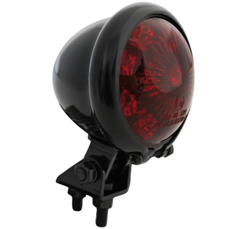 Zadné svetlo na motorku Highsider Smart Bates Style LED čierne