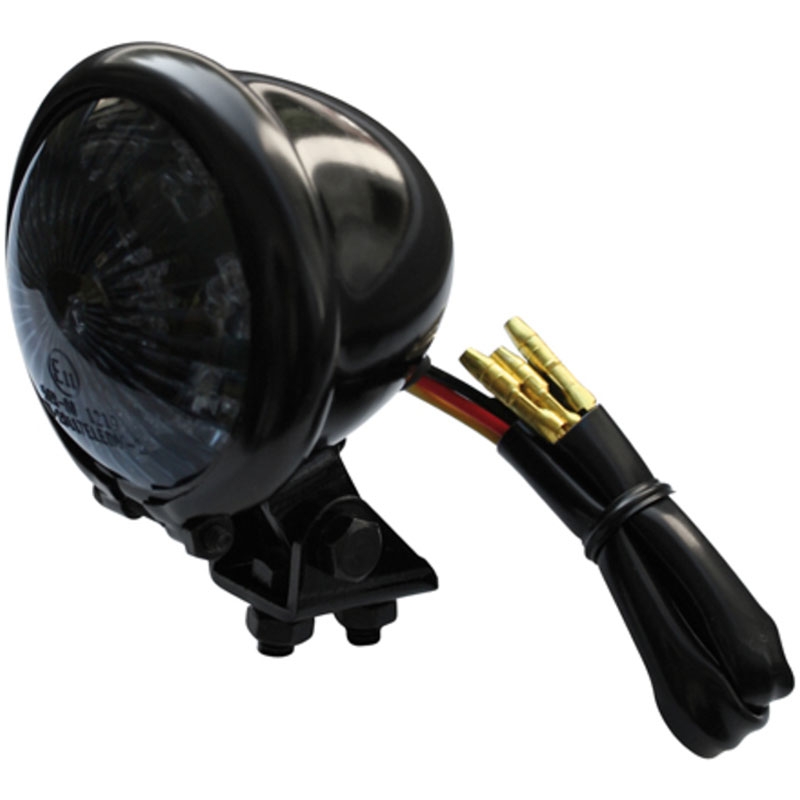 Zadné svetlo na motorku Highsider Smart Bates Style LED čierno-dymové