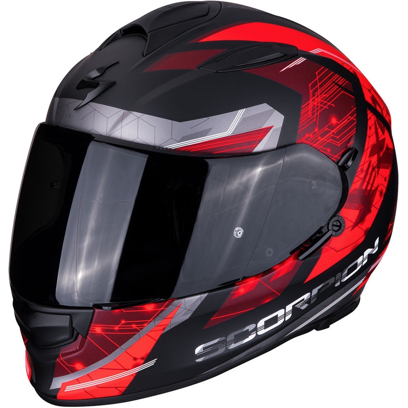 Integrálna prilba Scorpion EXO-510 Air Clarus čierno-červená
