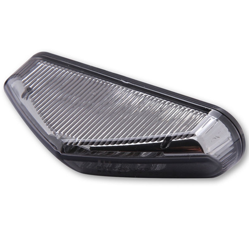 Zadné svetlo na motorku Highsider Smart LED čierno-číre