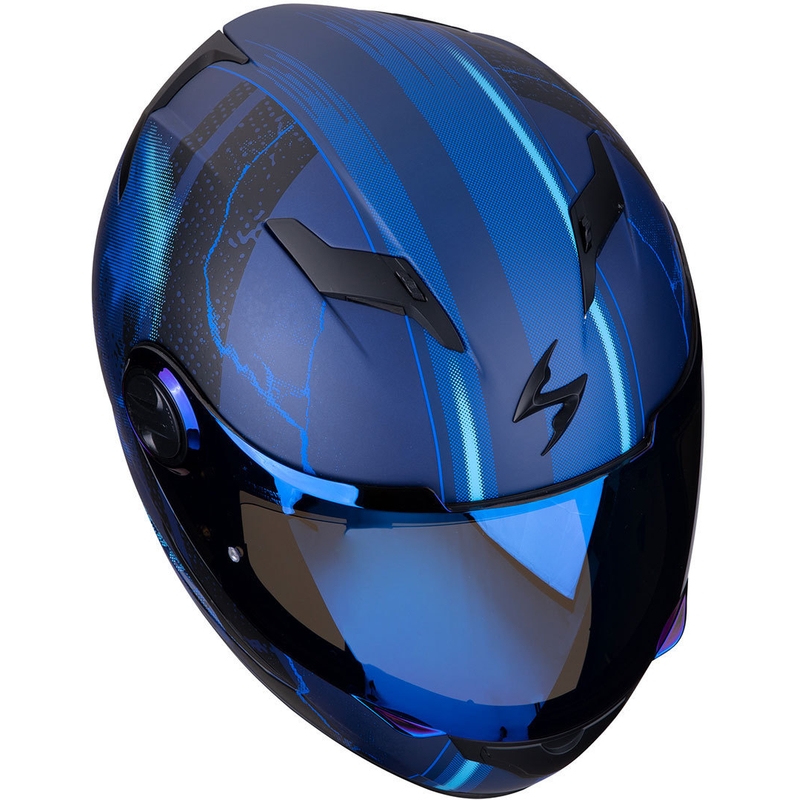 Integrálna prilba Scorpion EXO-490 Dar čierno-modrá