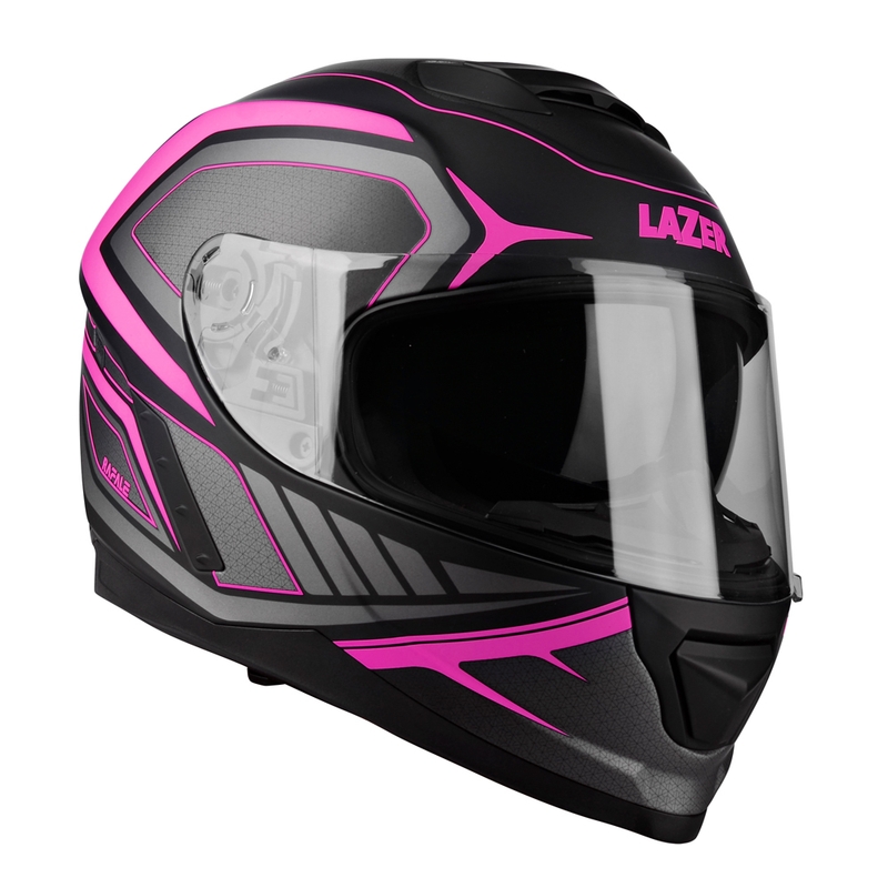 Integrálna prilba na motocykel Lazer Rafale Hexa čierno-ružová