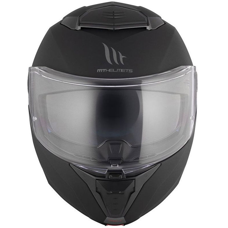 Vyklápacia helma na motorku MT ATOM 2 SV SOLID A1 čierna matná