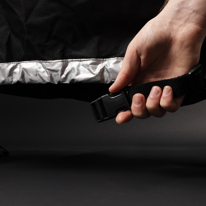 Plachta na motorku Oxford Stormex Pro čierna