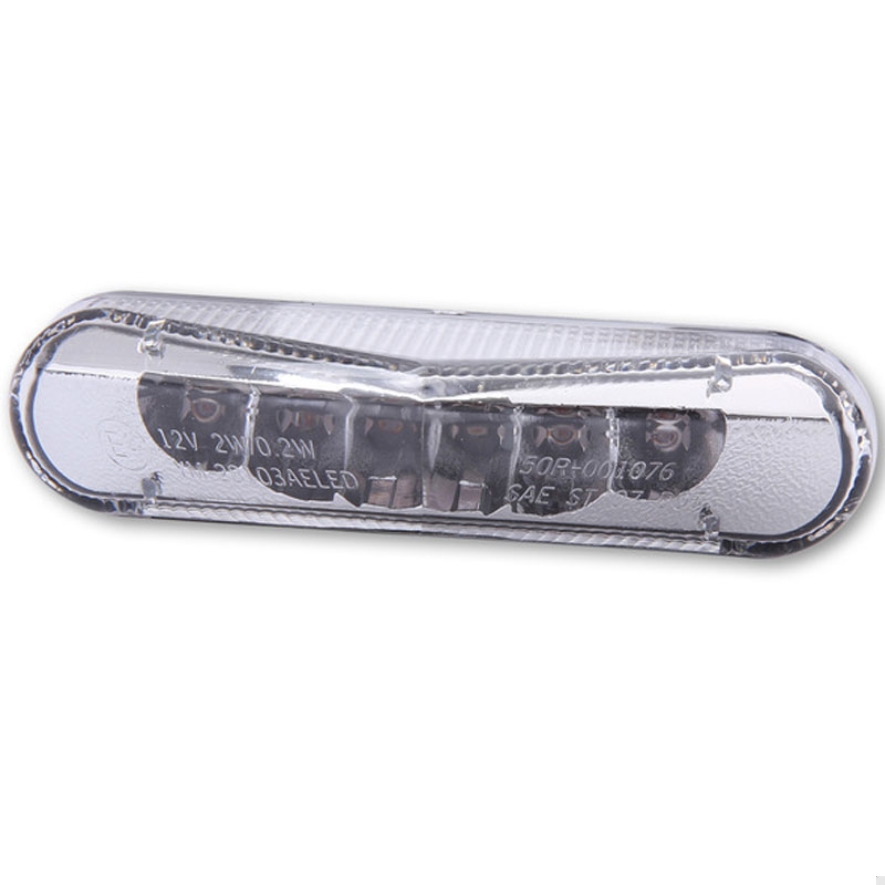 Zadné svetlo na motorku Highsider Smart LED číre