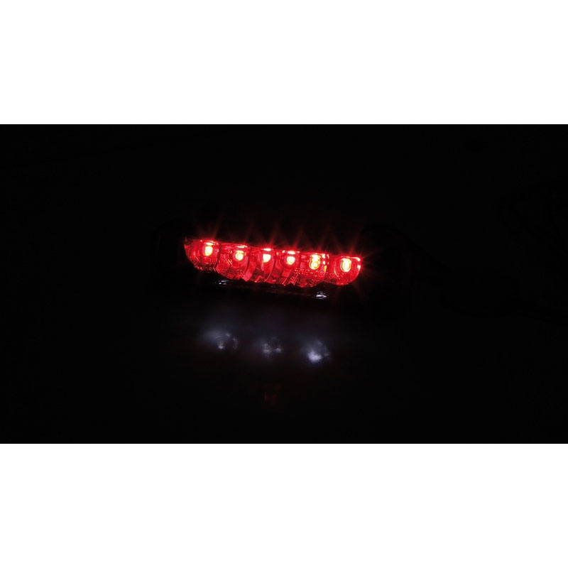 Zadné svetlo na motorku Highsider Smart LED číre