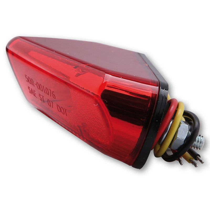 Zadné svetlo na motorku Highsider Smart LED červené