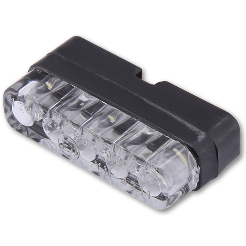 Osvetlenie ŠPZ Highsider Smart Mini LED diódy čierno-číre
