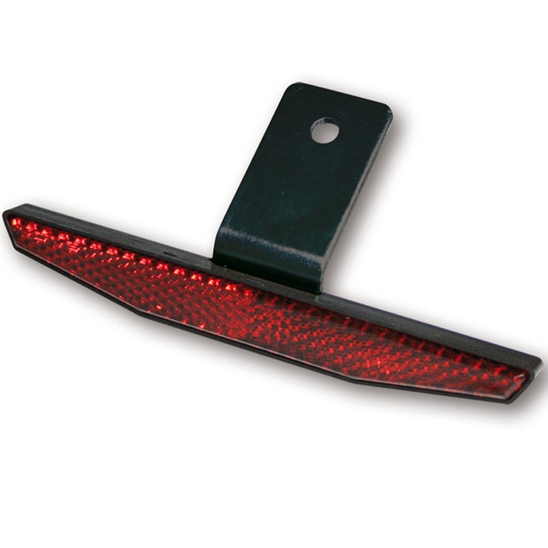 Odrazka Highsider Smart s držiakom 125 x 18 mm červená