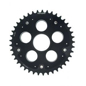 Rear sprocket STEALTH with alloy disc SUPERSPROX RSA-733_525:41-BLK čierna 41T, 520