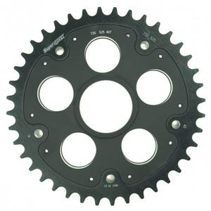 Rear sprocket STEALTH with alloy disc SUPERSPROX RSA-736_525:40-BLK čierna 40T, 520