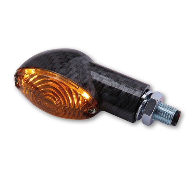 Smerovky na motocykel Highsider Smart Cateye Mini tmavo-čierne