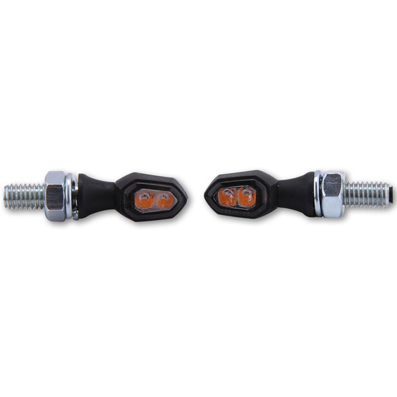 Smerovky na motocykel Highsider Smart Crumb LED čierno-tmavé