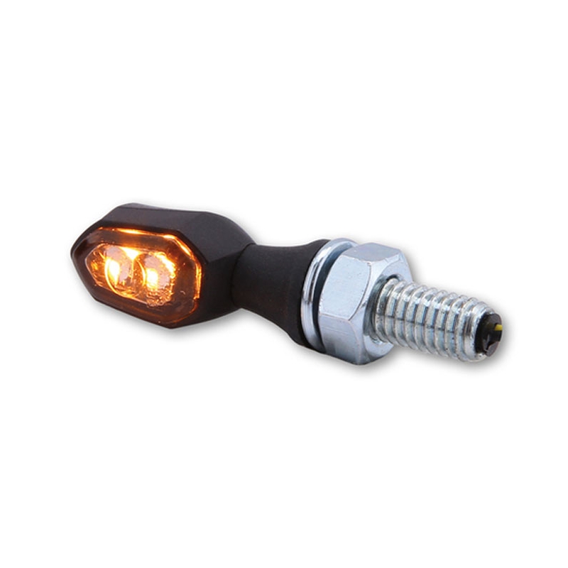 Smerovky na motocykel Highsider Smart Crumb LED čierno-tmavé