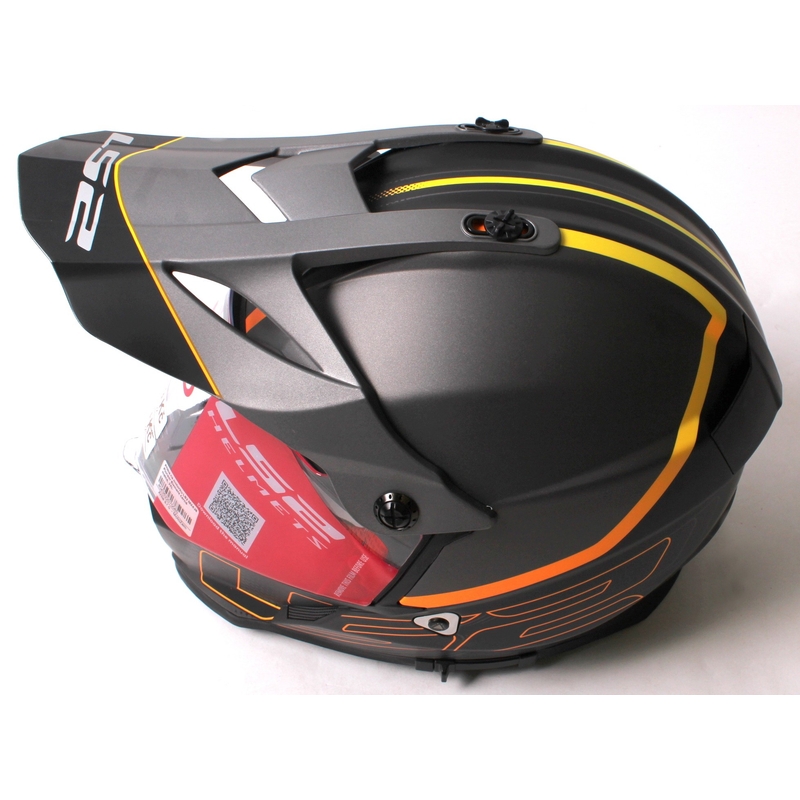 Enduro prilba LS2 MX436 Pioneer Element čierna matná - II. akosť