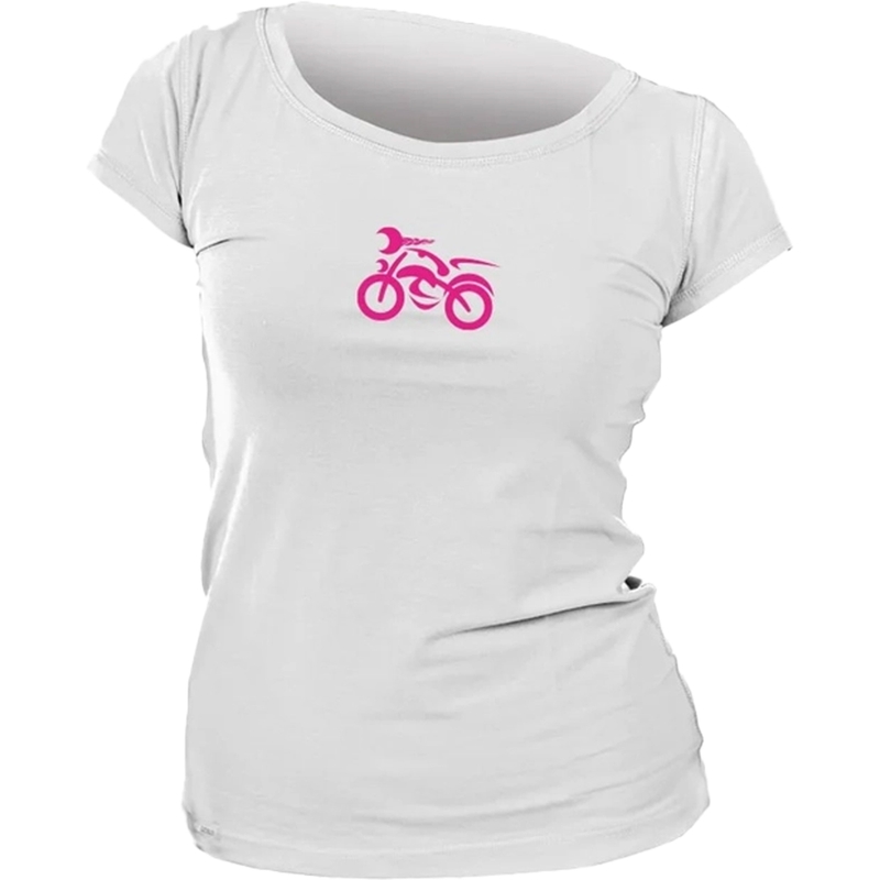 Dámske tričko nanosilver® MOTOLADY biele