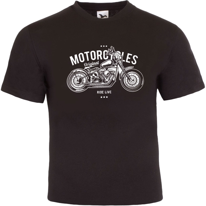 Tričko RSA Motorcycles Ride Live čierne