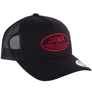 Šiltovka JAWA čierna sieťovaná
