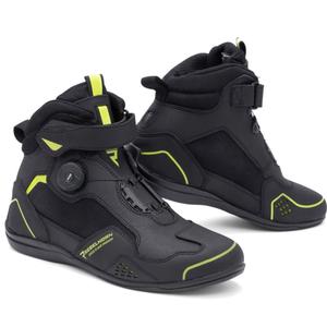 Topánky na motorku Rebelhorn Spark II čierno-fluo žlté