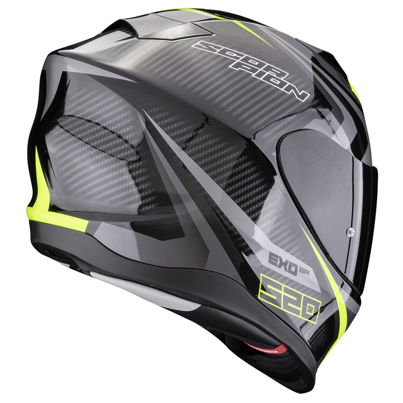 Integrálna helma na motorku Scorpion EXO-520 EVO AIR TERRA čierno-strieborno-fluo žltá výpredaj