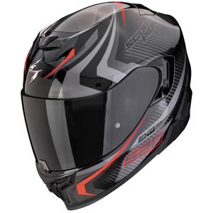 Integrálna prilba na motocykel Scorpion EXO-520 EVO AIR TERRA čierno-strieborno-červená
