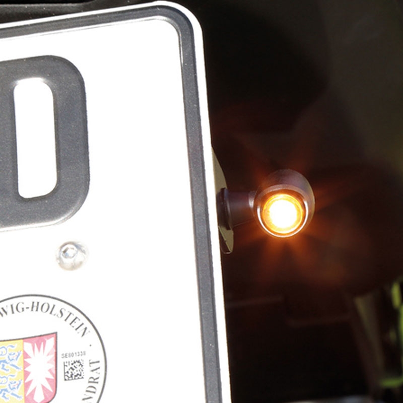 LED blinkre Highsider Nova LED Indicator matné čierne 2 ks