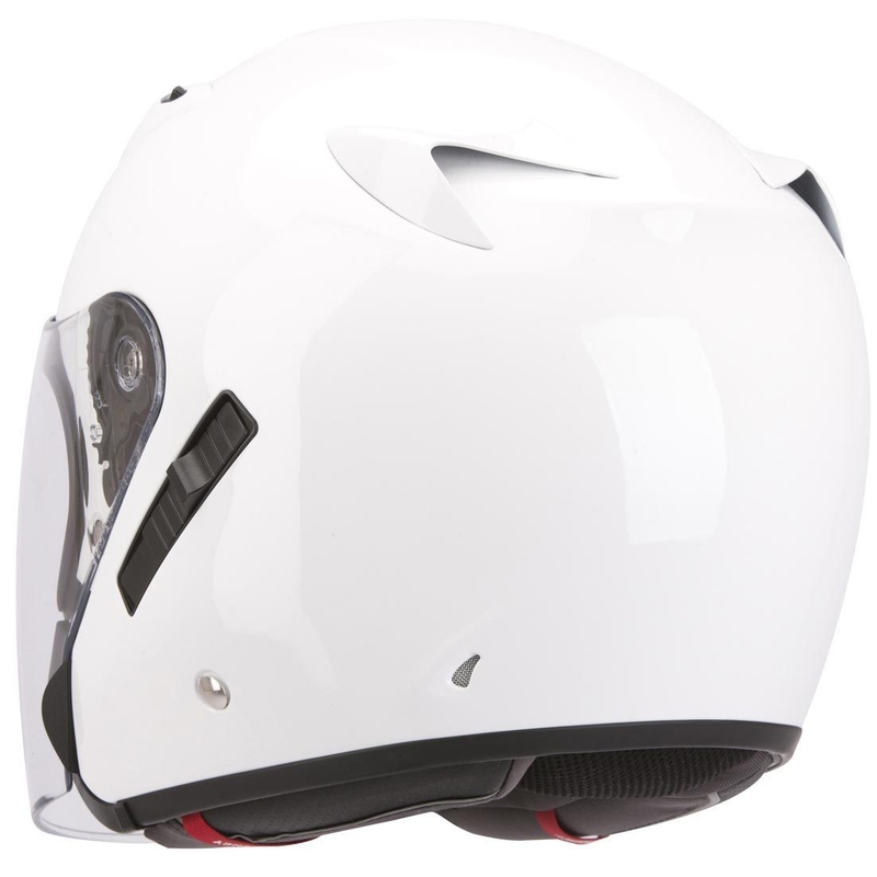 Otvorená prilba na motocykel Scorpion EXO-220 biela výpredaj