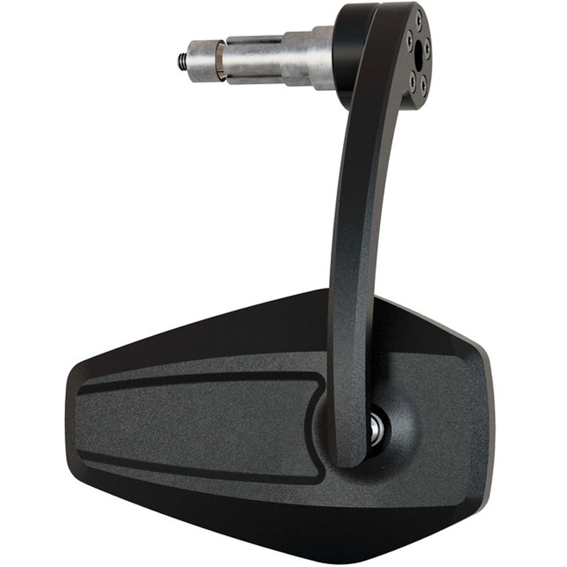 Zrkadlo na konce riadidiel Highsider Booster 2 EVO čierne