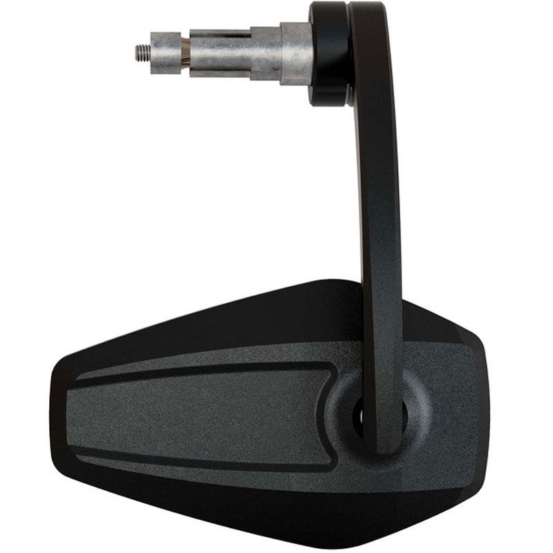 Zrkadlo na konce riadidiel Highsider Booster 2 EVO čierne