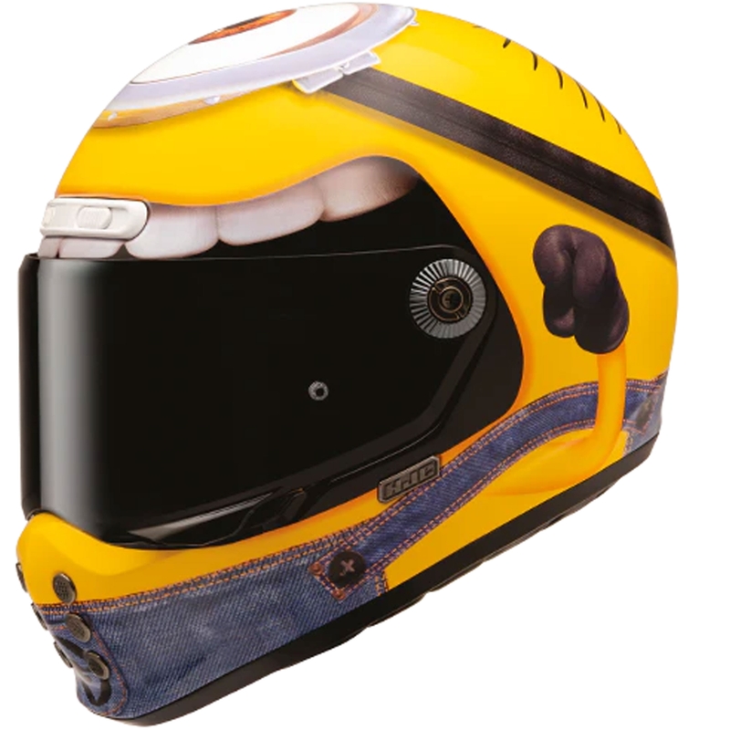 Integrálna helma na motorku HJC V10 Stuart Minions MC3 žlto-modrá