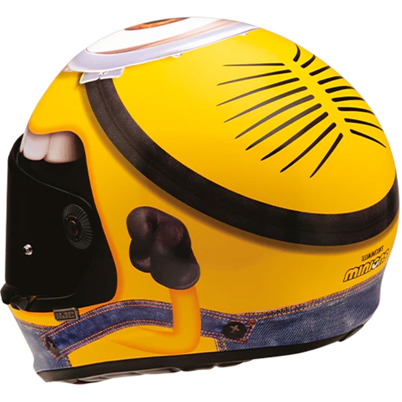 Integrálna helma na motorku HJC V10 Stuart Minions MC3 žlto-modrá