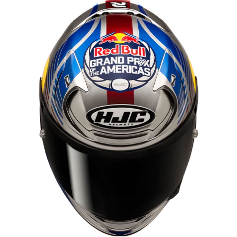 Integrálna prilba na motorku HJC RPHA 12 Red Bull Austin GP II MC21 modro-šedá