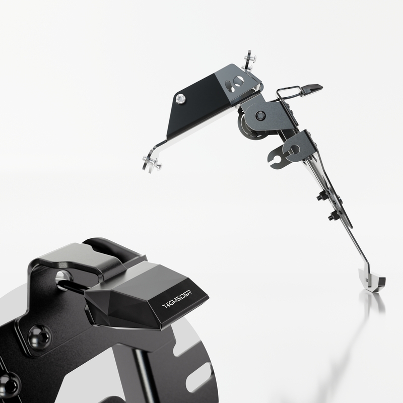 Držiak ŠPZ s osvetlením Highsider Akron RS PRO HUSQVARNA 701 čierny