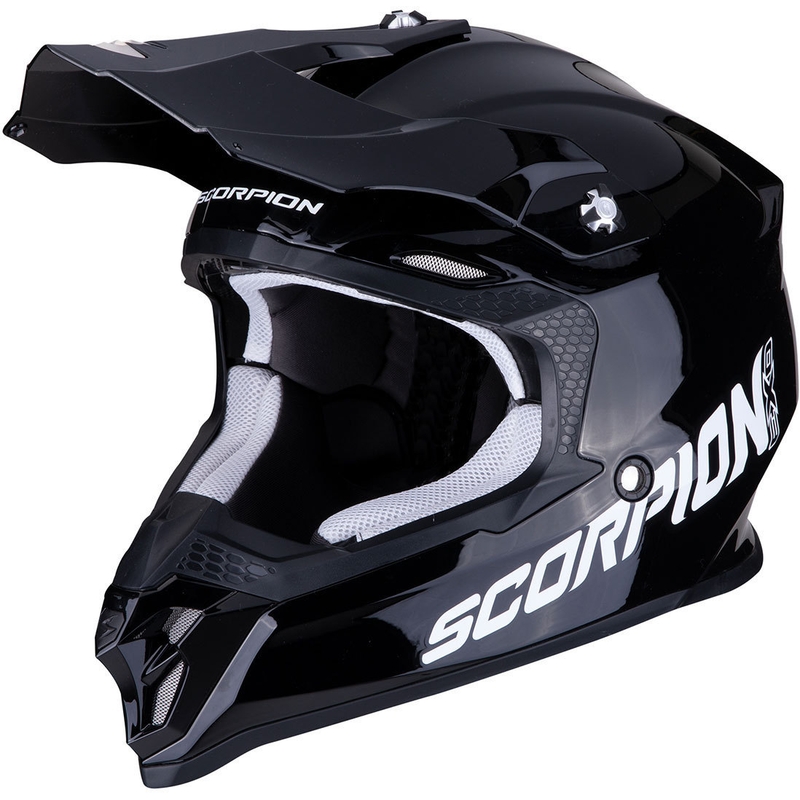 Motokrosová prilba Scorpion VX-16 Air čierna lesklá
