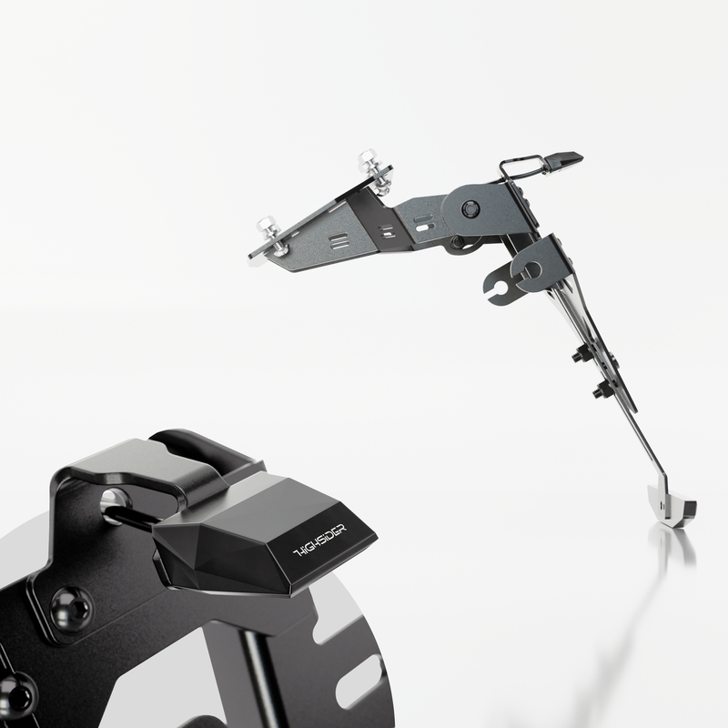 Držiak ŠPZ s osvetlením Highsider Akron RS PRO Kawasaki ZX-6R čierny