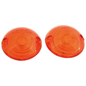 Sklo smerovky na motorku Highsider Smart Ochsenaugen oranžové