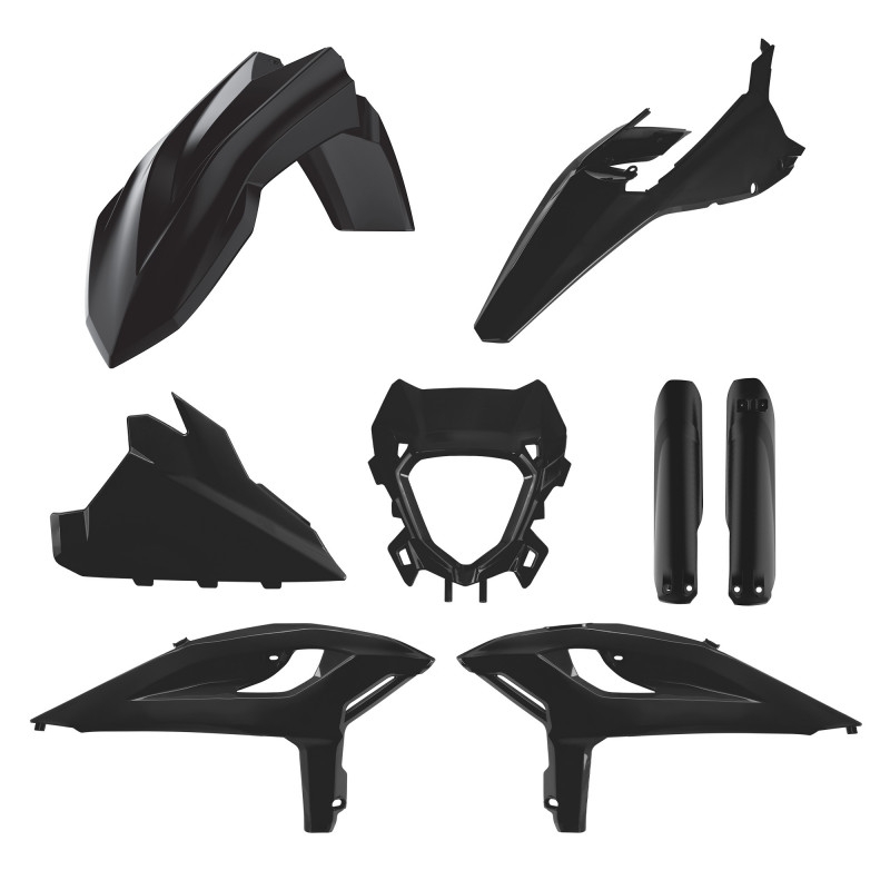 Sada plastov POLISPORT čierna