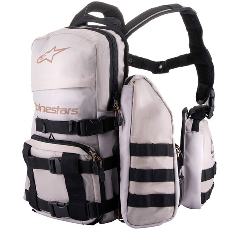 Batoh Alpinestars Techdura Tactical šedo-čierny 9 l