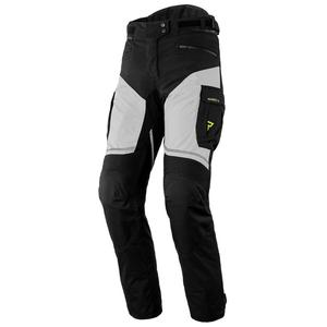 Dámske nohavice na motocykel Rebelhorn Hardy II šedo-čierno-fluorescenčno žlté