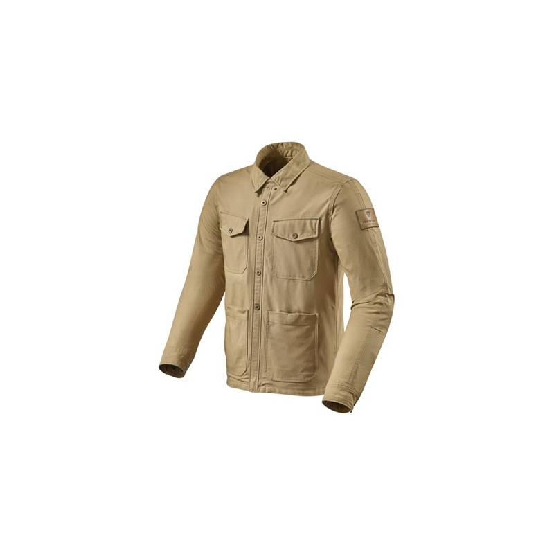 Košeľa na motorku Revit Worker piesková-smaz