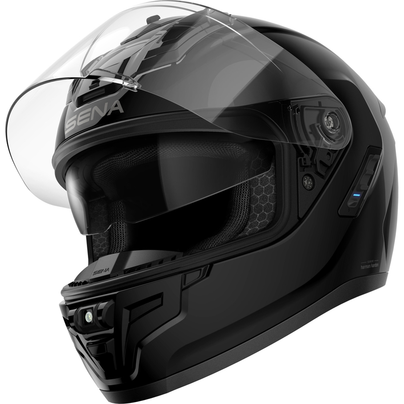 Integrálna helma na motorku SENA Phantom s Mesh headsetom matná čierna