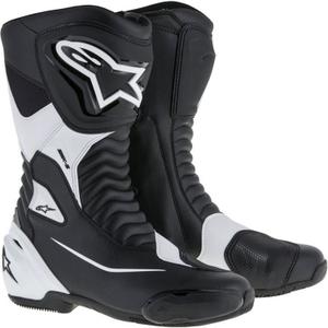 Topánky na motorku Alpinestars SMX-S čierno-biele