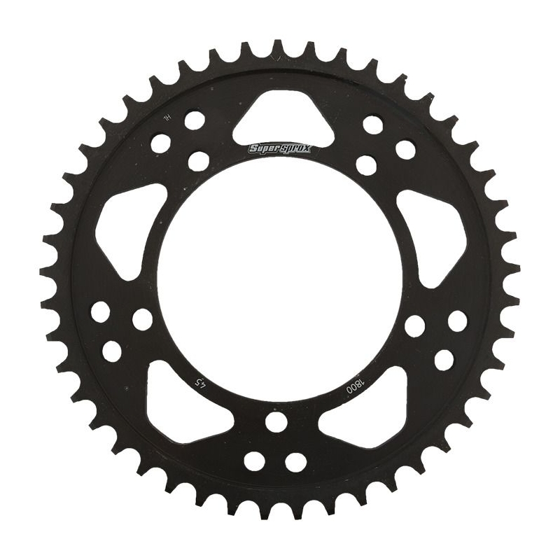 Reťazová rozeta SUPERSPROX čierna 45T, 530