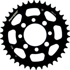 Reťazová rozeta SUPERSPROX RFE-801:38-BLK čierna 38T, 420