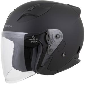 Otvorená helma na motorku Cassida Reflex 2.0 Solid matná čierno-tmavo šedá