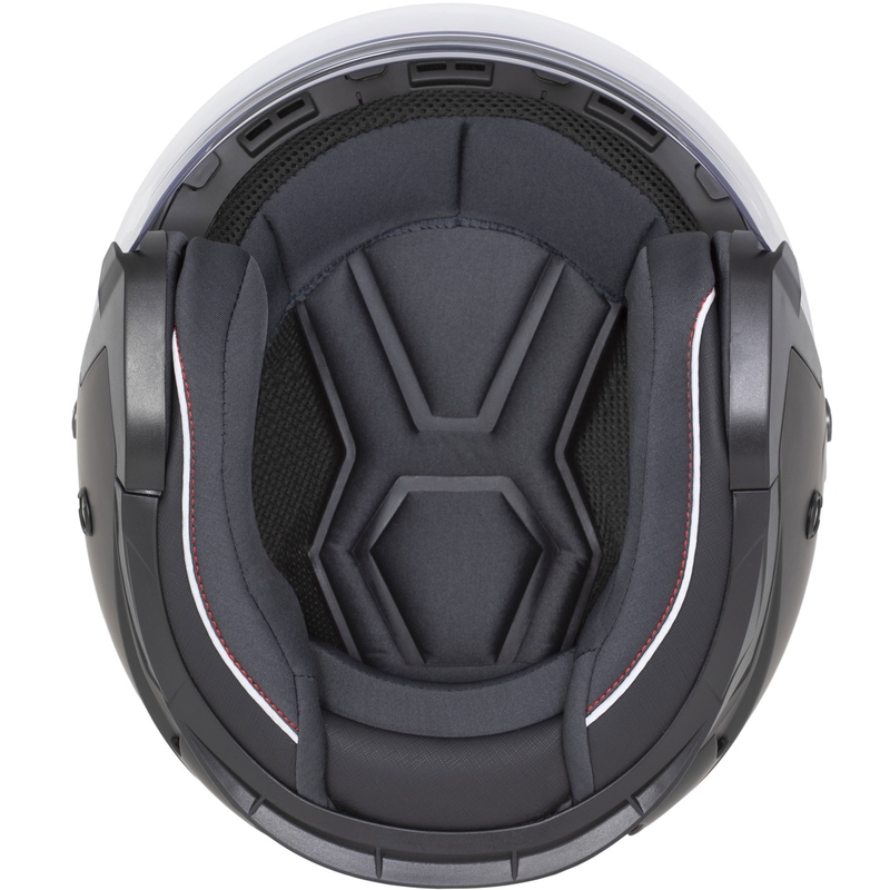 Otvorená helma na motorku Cassida Reflex 2.0 Solid matná čierno-tmavo šedá
