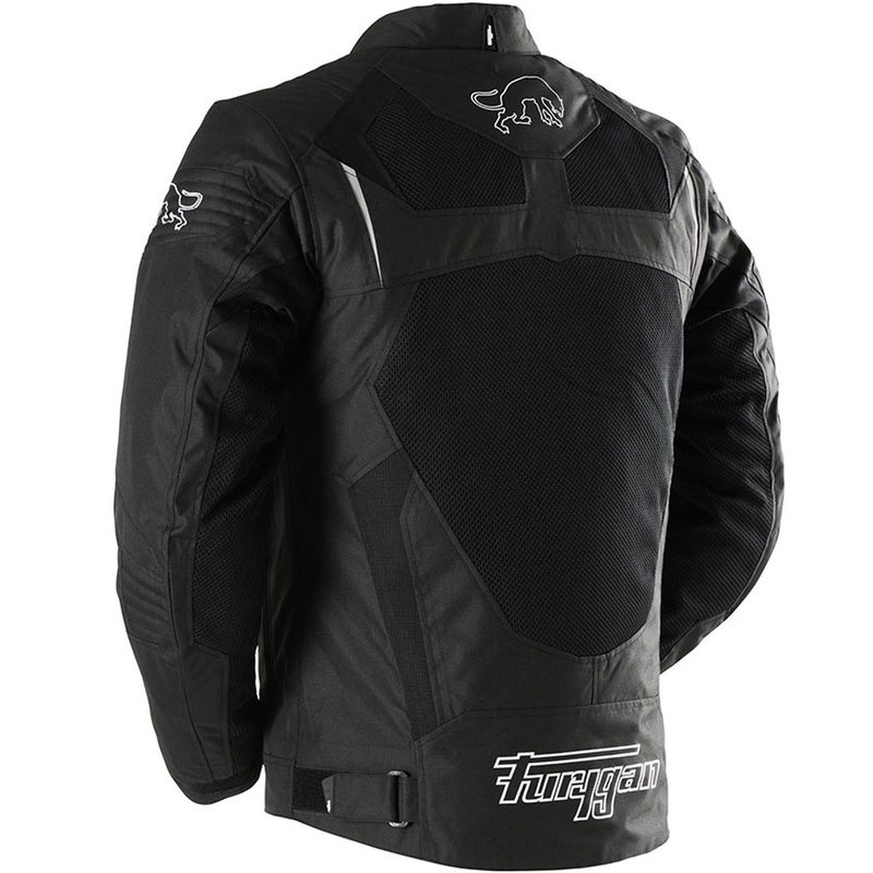Bunda na motorku Furygan WB08 Vented + čierno-biela